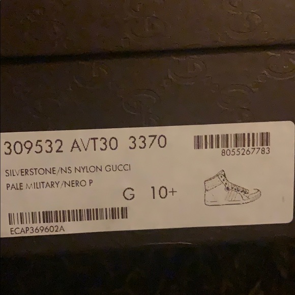 Green Gucci sneakers - Picture 7 of 8